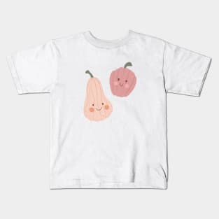 Pink Pumpkin Cuties Kids T-Shirt